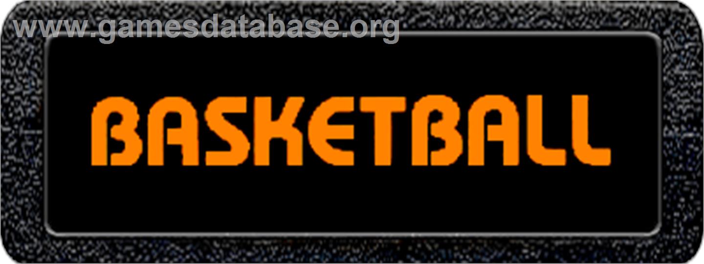 Basketball - Atari 2600 - Artwork - Cartridge Top