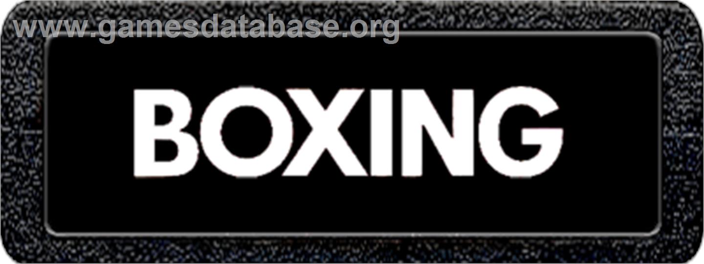 Boxing - Atari 2600 - Artwork - Cartridge Top