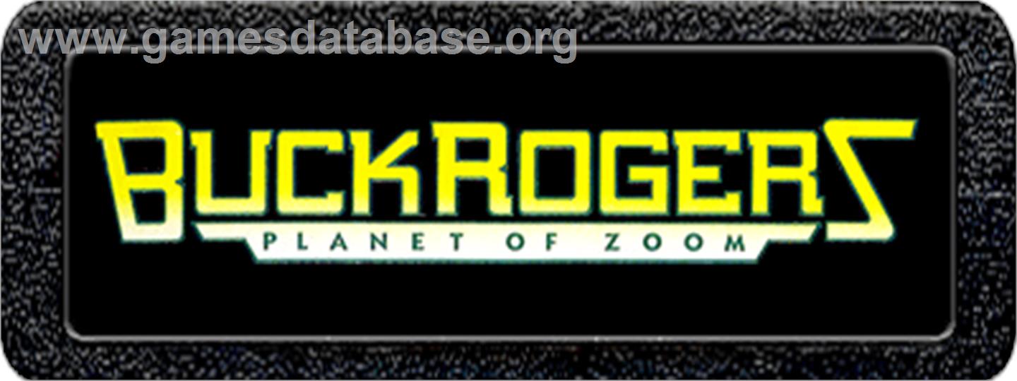 Buck Rogers: Planet of Zoom - Atari 2600 - Artwork - Cartridge Top