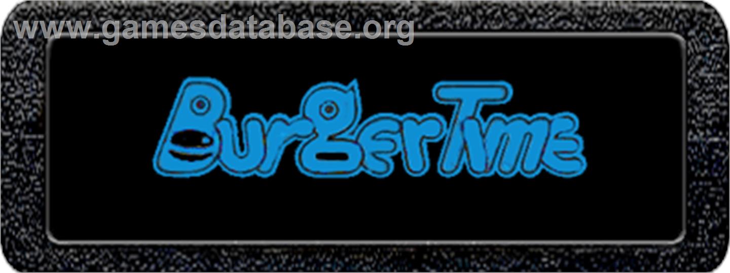 BurgerTime - Atari 2600 - Artwork - Cartridge Top