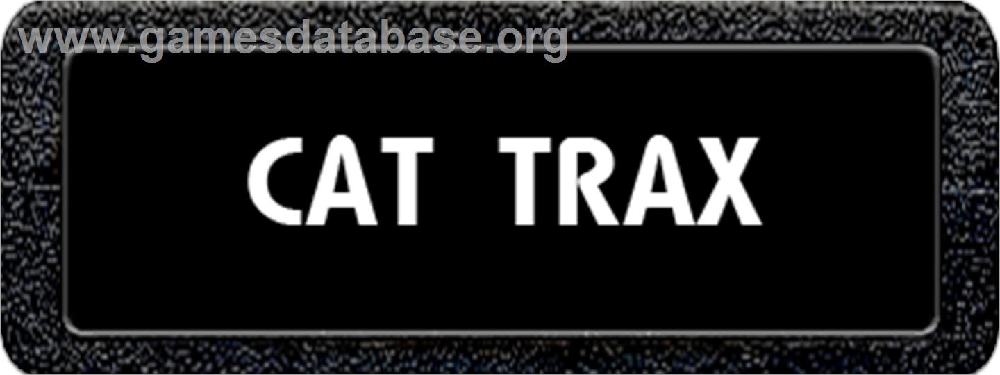Cat Trax - Atari 2600 - Artwork - Cartridge Top