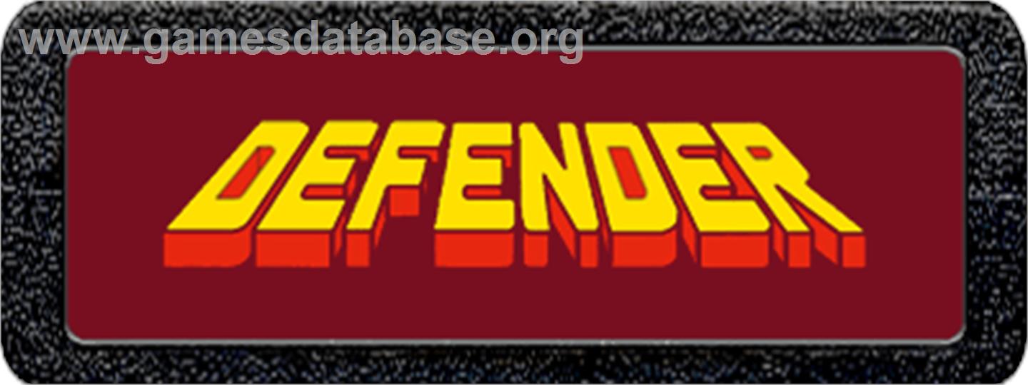 Defender - Atari 2600 - Artwork - Cartridge Top