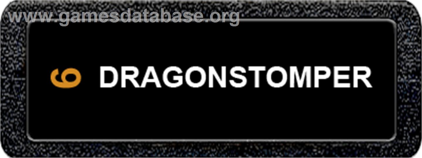 Dragonstomper - Atari 2600 - Artwork - Cartridge Top