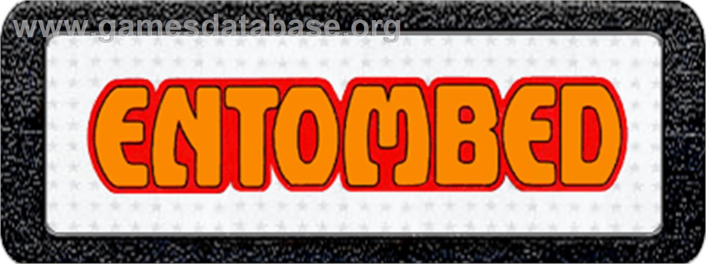 Entombed - Atari 2600 - Artwork - Cartridge Top