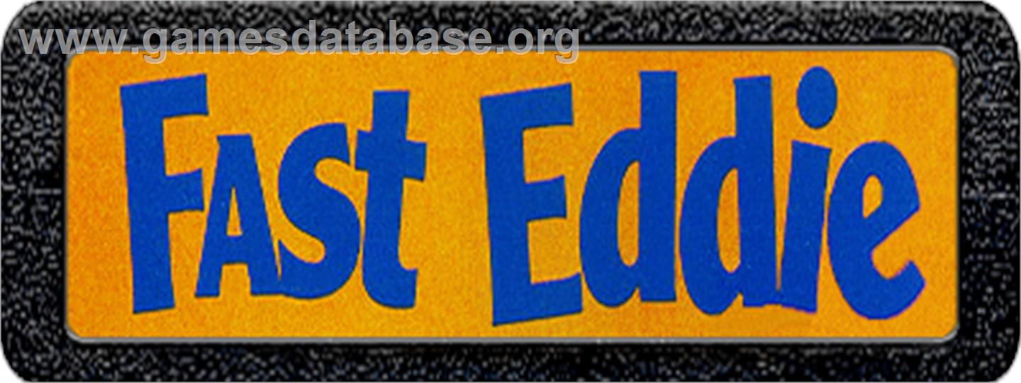 Fast Eddie - Atari 2600 - Artwork - Cartridge Top