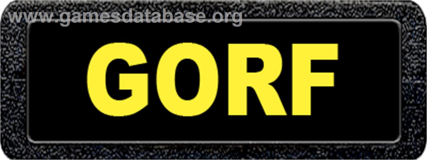 Gorf - Atari 2600 - Artwork - Cartridge Top