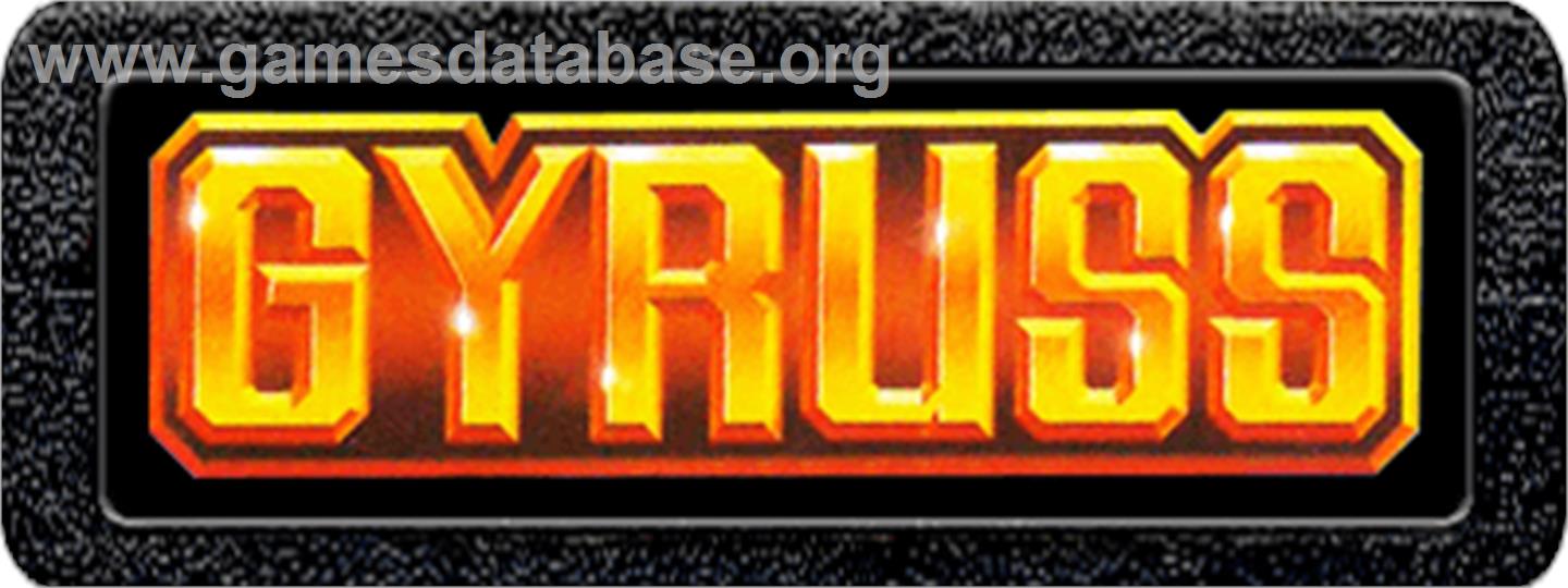 Gyruss - Atari 2600 - Artwork - Cartridge Top