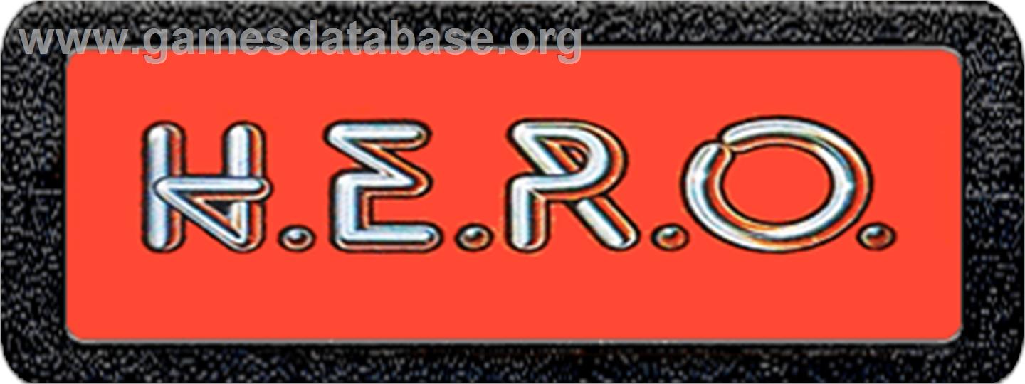 H.E.R.O. - Atari 2600 - Artwork - Cartridge Top