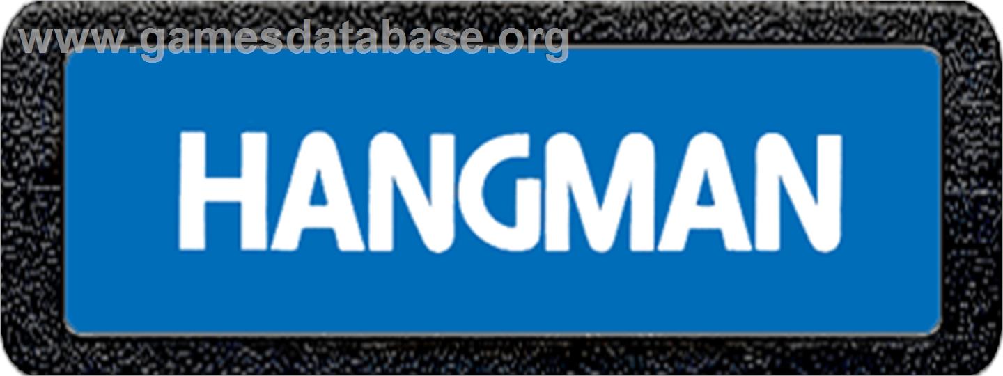 Hangman - Atari 2600 - Artwork - Cartridge Top