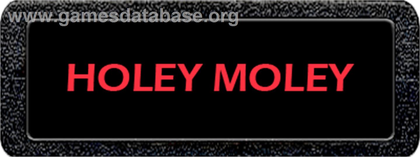Holey Moley - Atari 2600 - Artwork - Cartridge Top