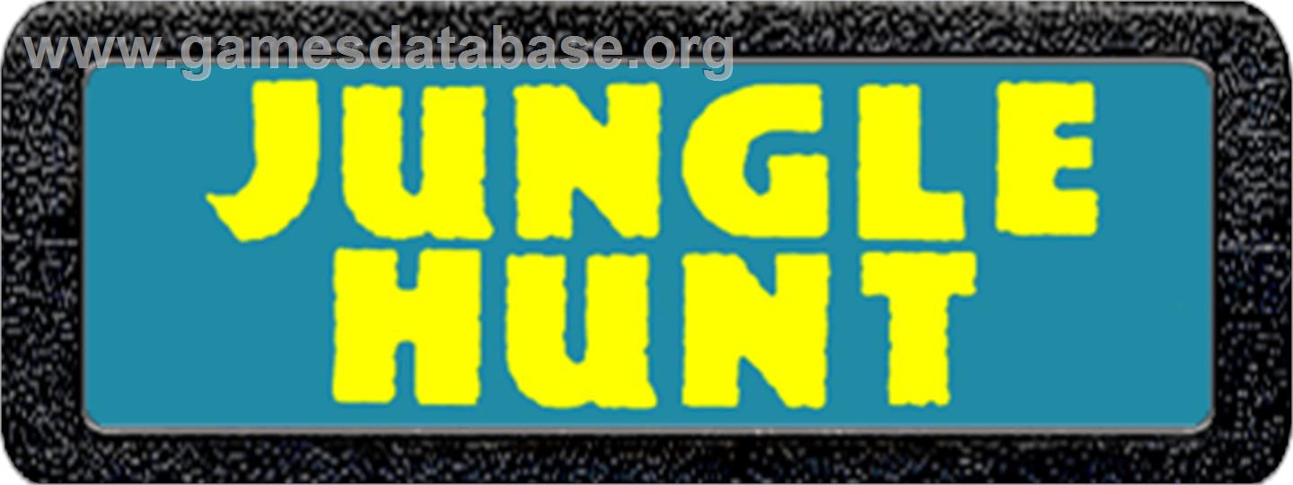 Jungle Hunt - Atari 2600 - Artwork - Cartridge Top