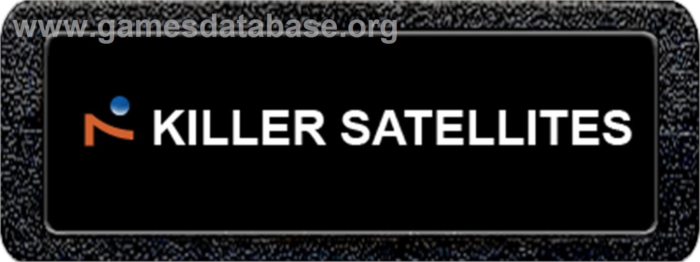 Killer Satellites - Atari 2600 - Artwork - Cartridge Top