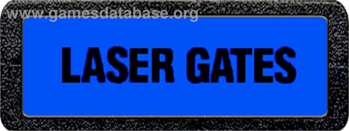 Laser Gates - Atari 2600 - Artwork - Cartridge Top