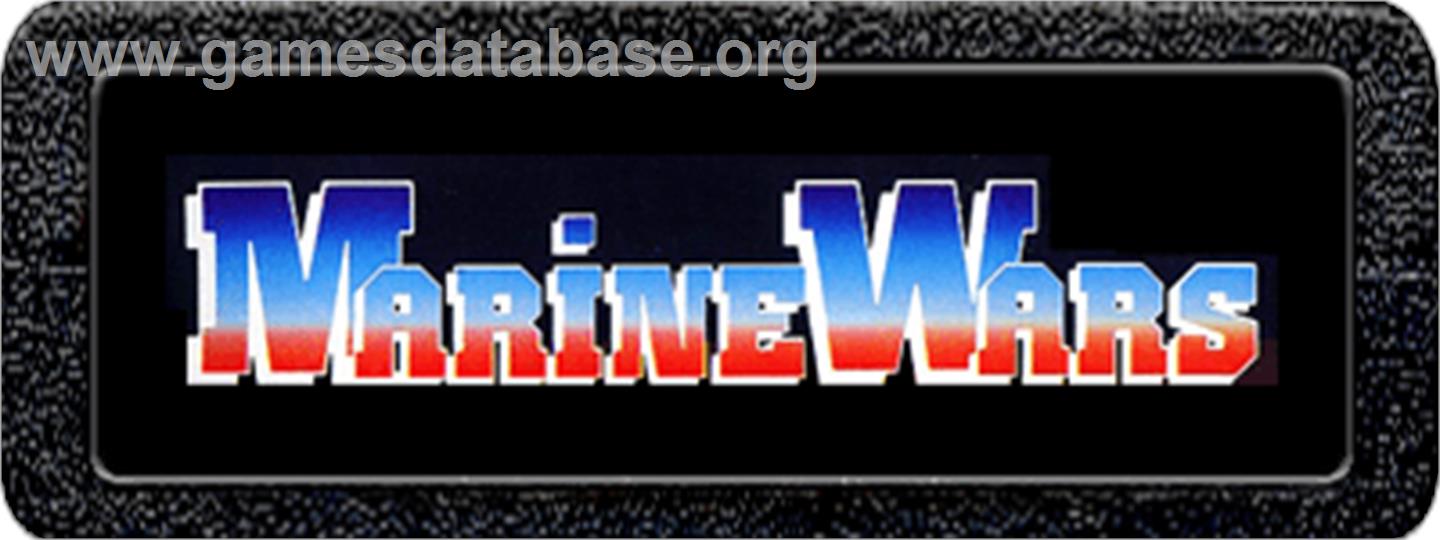 Marine Wars - Atari 2600 - Artwork - Cartridge Top