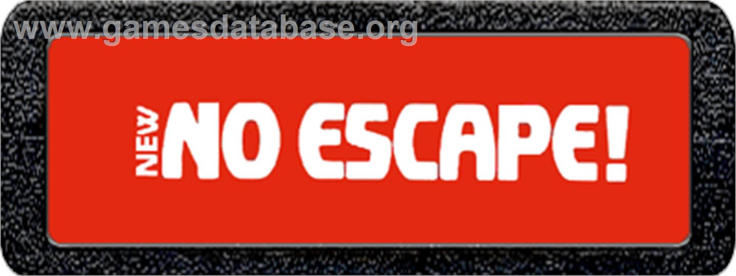 No Escape! - Atari 2600 - Artwork - Cartridge Top