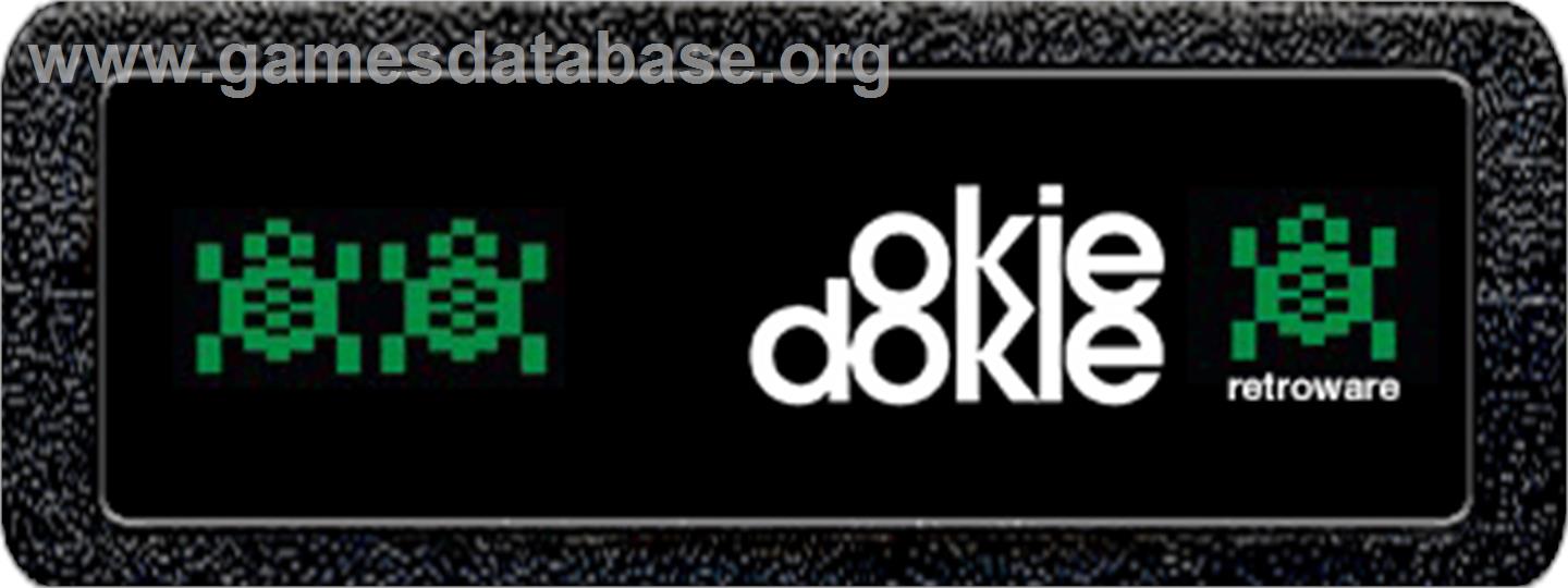 Okie Dokie - Atari 2600 - Artwork - Cartridge Top