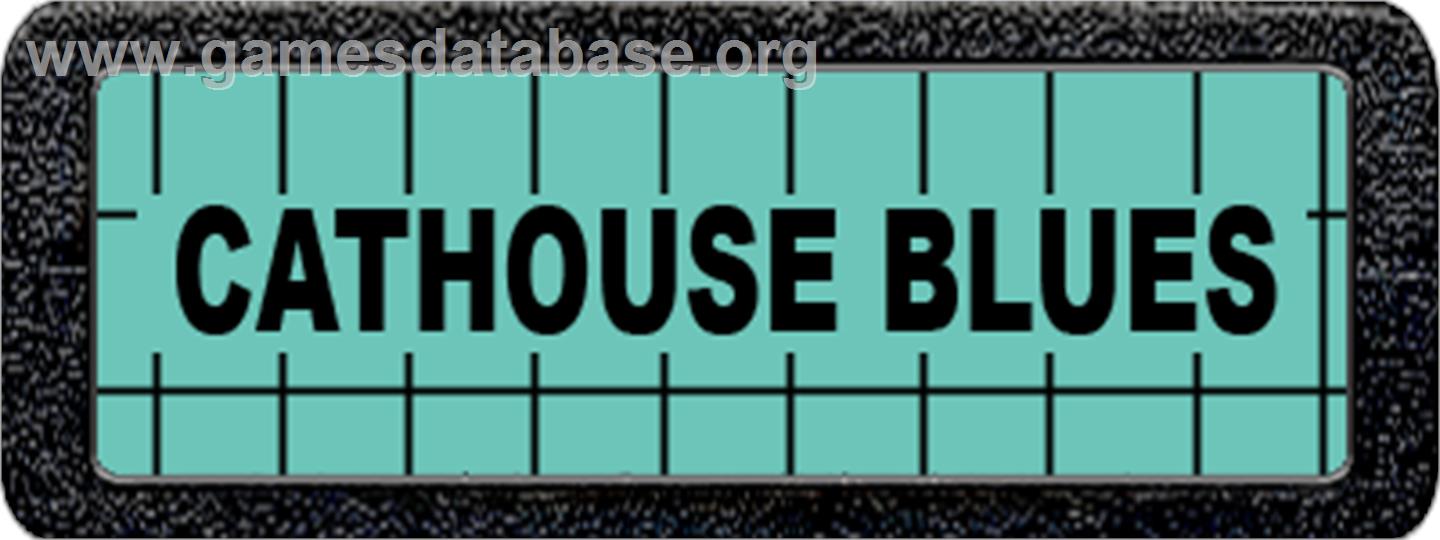 Philly Flasher/Cathouse Blues - Atari 2600 - Artwork - Cartridge Top