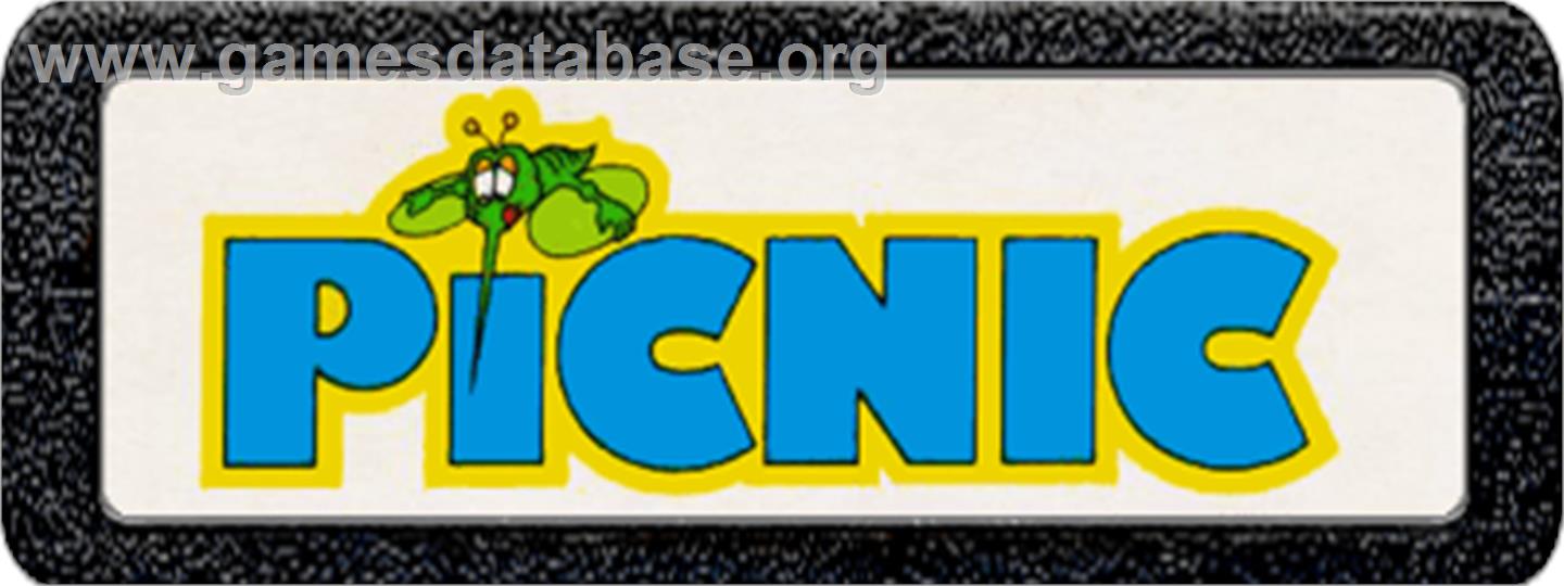 Picnic - Atari 2600 - Artwork - Cartridge Top
