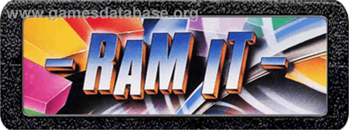 Ram It - Atari 2600 - Artwork - Cartridge Top