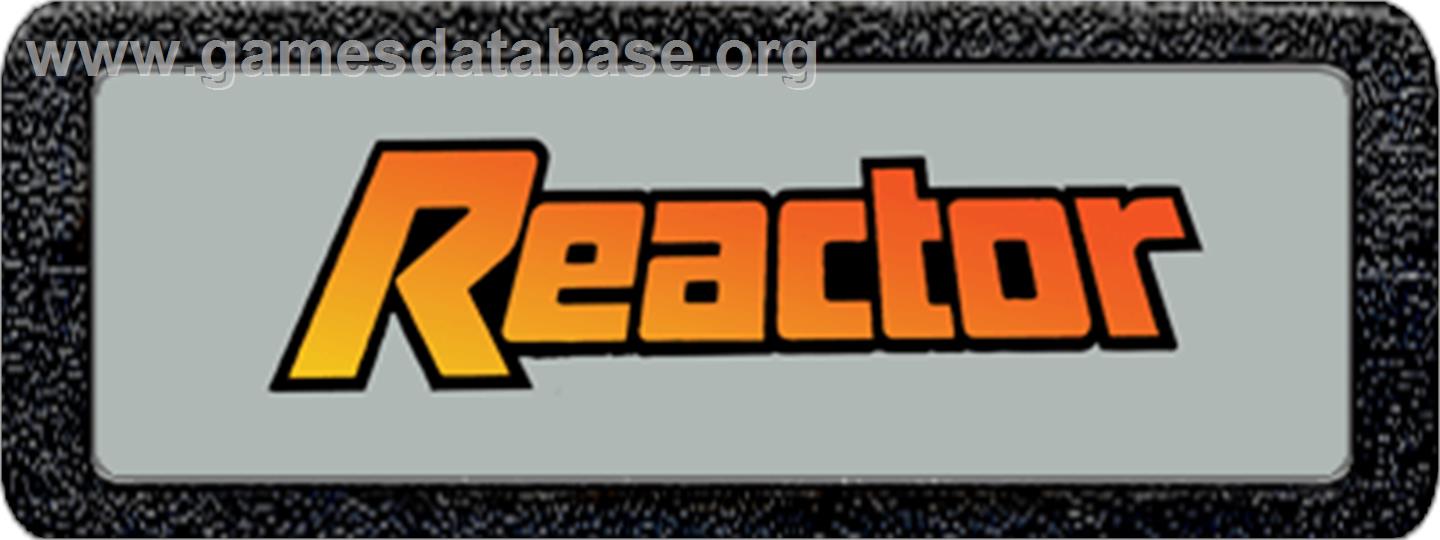 Reactor - Atari 2600 - Artwork - Cartridge Top