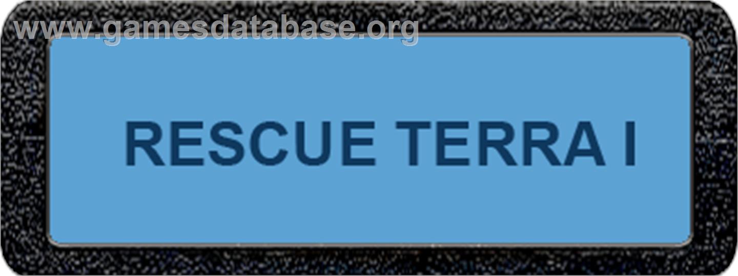 Rescue Terra I - Atari 2600 - Artwork - Cartridge Top