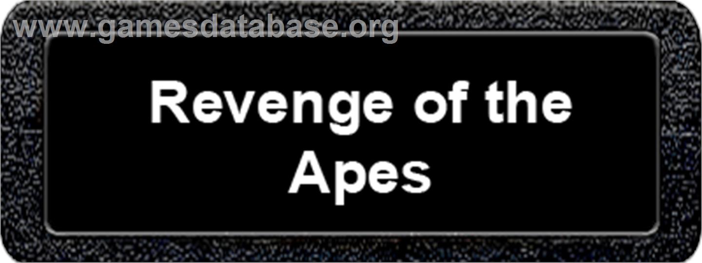 Revenge of the Apes - Atari 2600 - Artwork - Cartridge Top