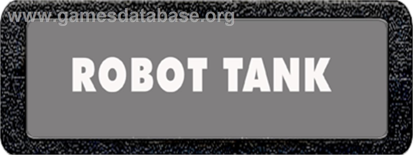 Robot Tank - Atari 2600 - Artwork - Cartridge Top