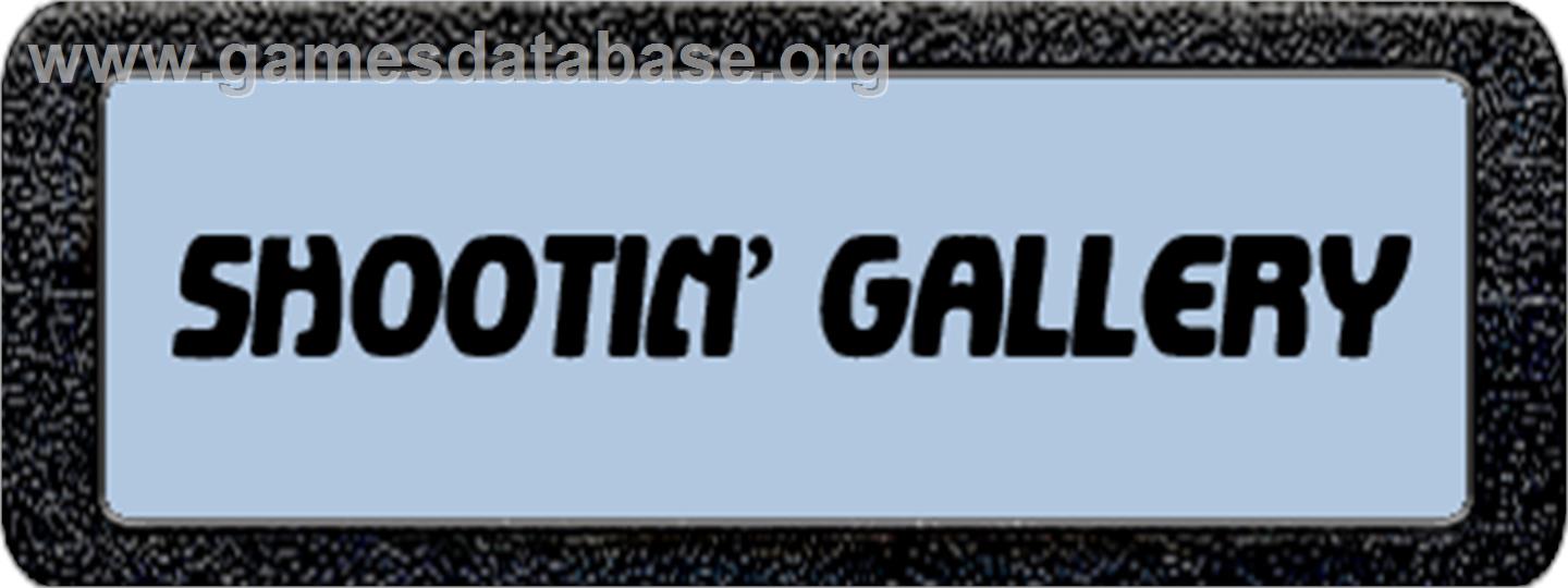 Shootin' Gallery - Atari 2600 - Artwork - Cartridge Top