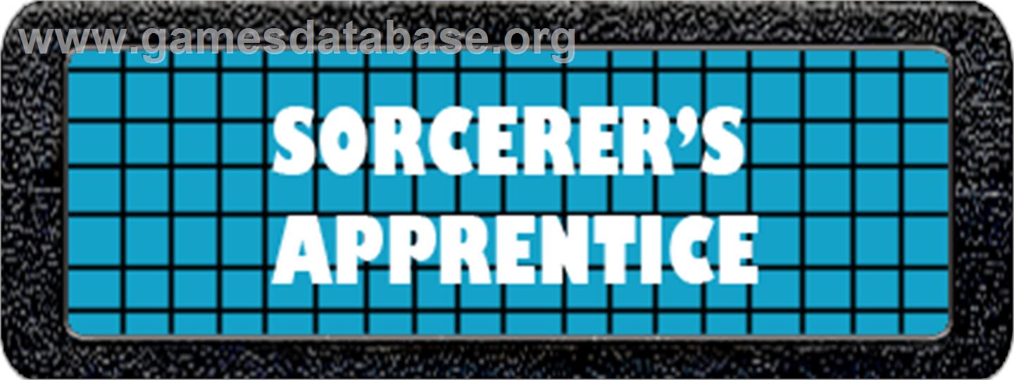 Sorcerer's Apprentice - Atari 2600 - Artwork - Cartridge Top