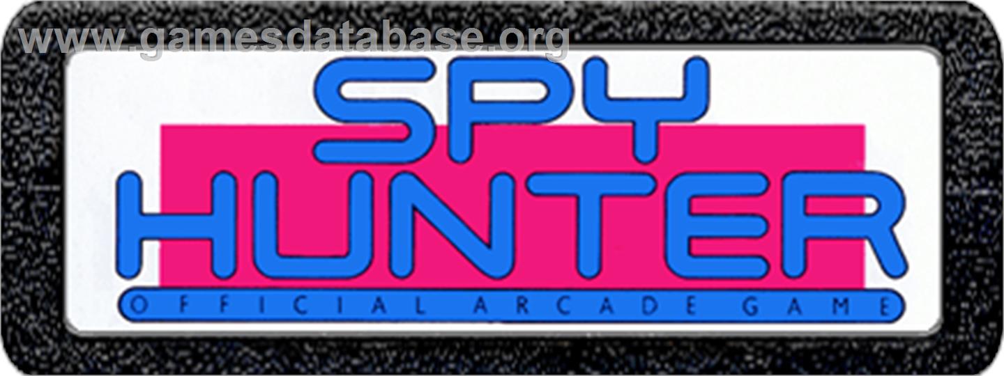 Spy Hunter - Atari 2600 - Artwork - Cartridge Top