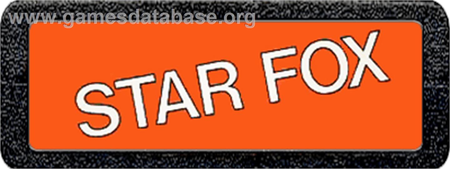 Star Fox - Atari 2600 - Artwork - Cartridge Top