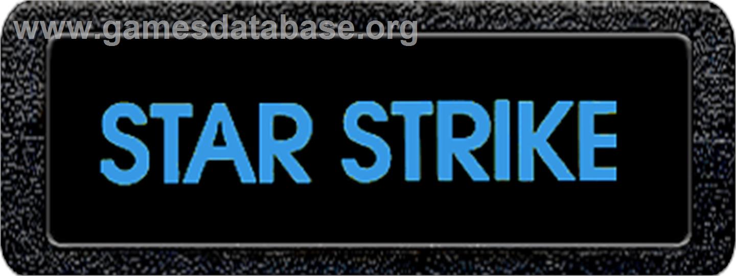Star Strike - Atari 2600 - Artwork - Cartridge Top