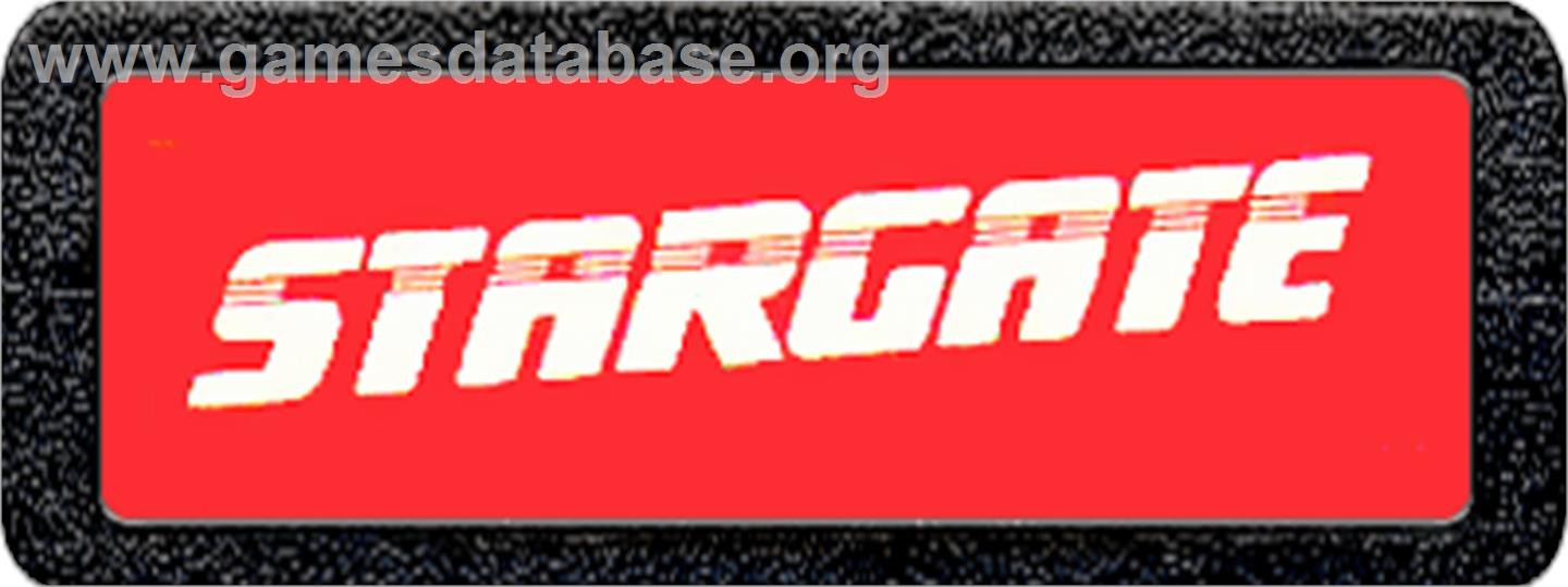 Stargate - Atari 2600 - Artwork - Cartridge Top