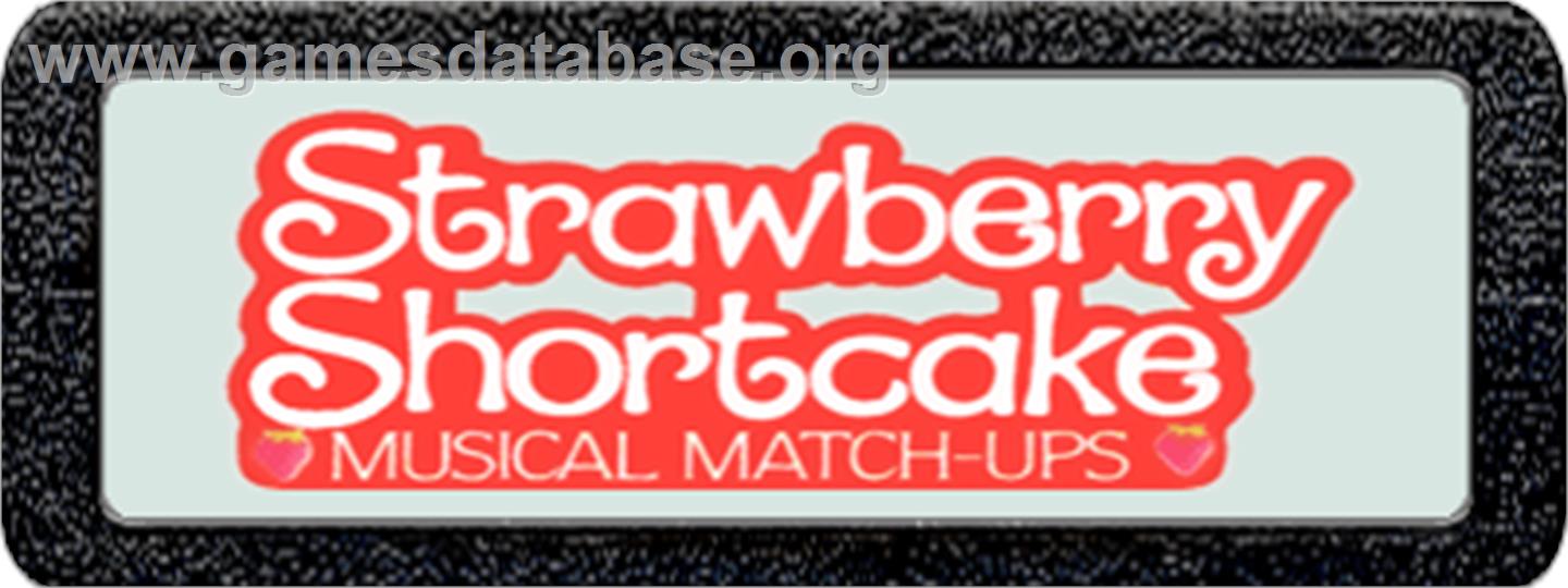 Strawberry Shortcake Musical Match-Ups - Atari 2600 - Artwork - Cartridge Top