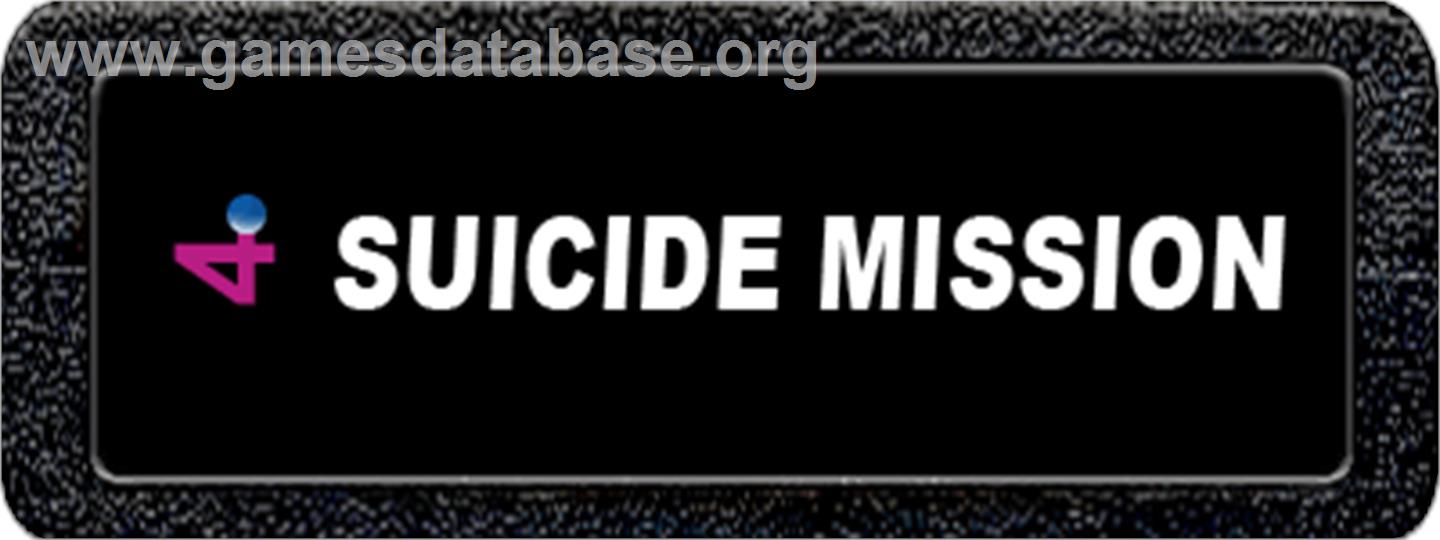 Suicide Mission - Atari 2600 - Artwork - Cartridge Top