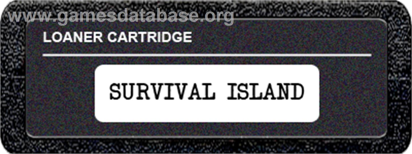 Survival Island - Atari 2600 - Artwork - Cartridge Top