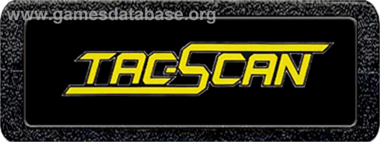 Tac-Scan - Atari 2600 - Artwork - Cartridge Top