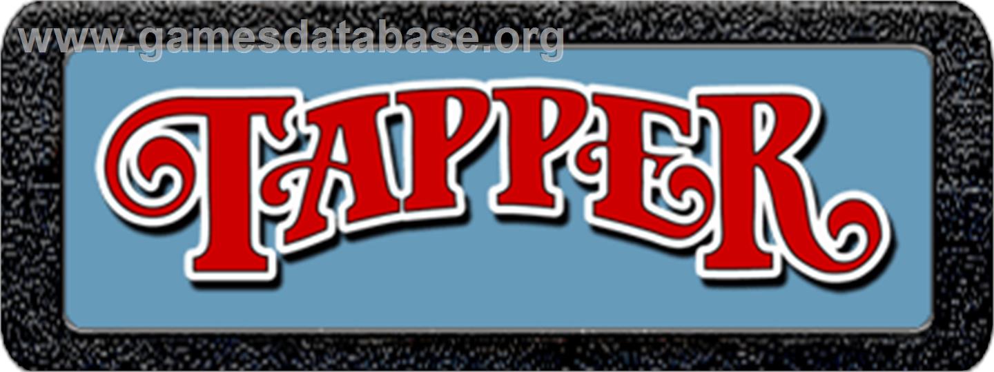 Tapper - Atari 2600 - Artwork - Cartridge Top
