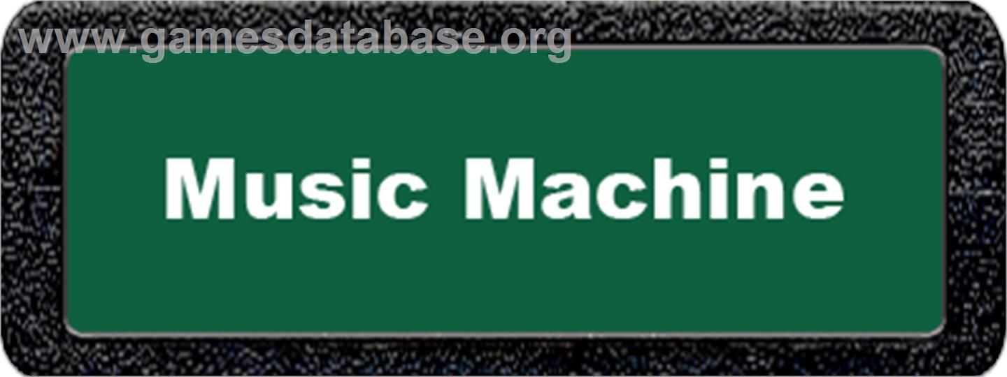 The Music Machine - Atari 2600 - Artwork - Cartridge Top