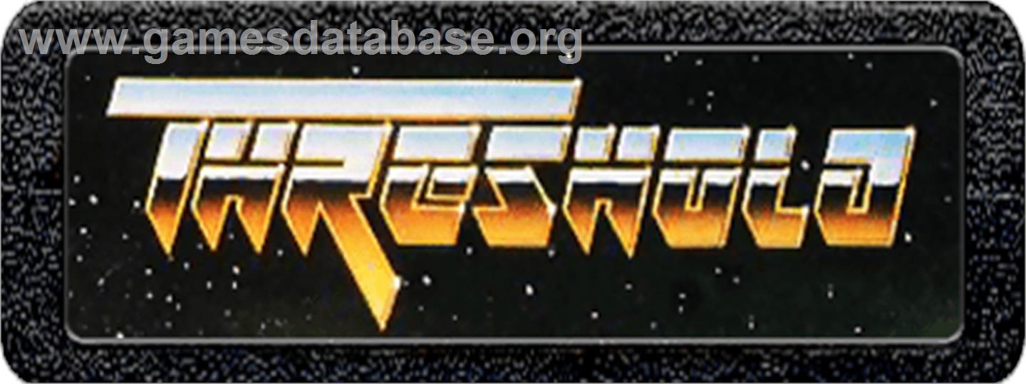 Threshold - Atari 2600 - Artwork - Cartridge Top