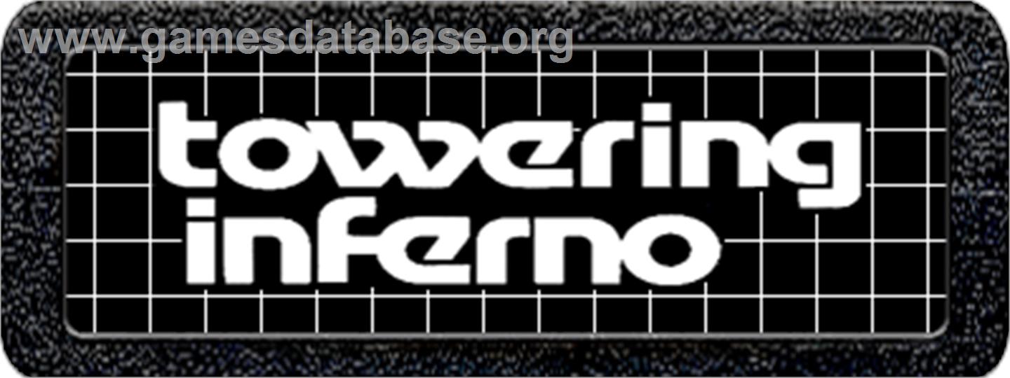 Towering Inferno - Atari 2600 - Artwork - Cartridge Top