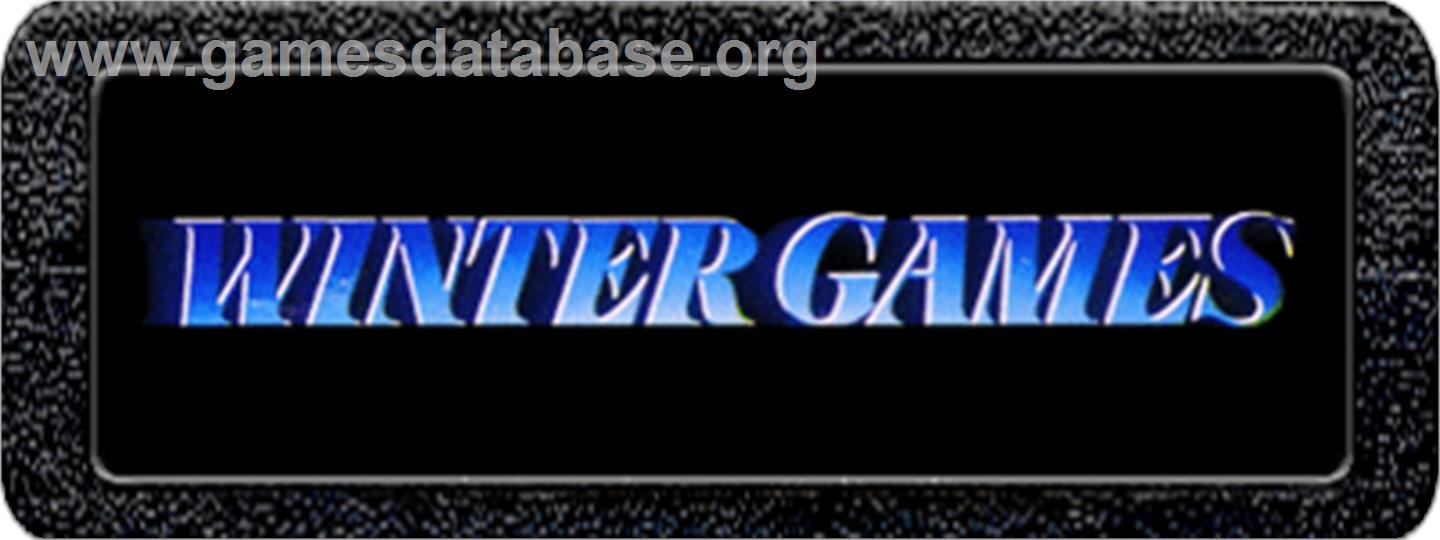 Winter Games - Atari 2600 - Artwork - Cartridge Top