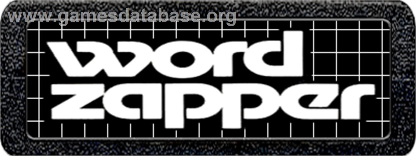 Word Zapper - Atari 2600 - Artwork - Cartridge Top