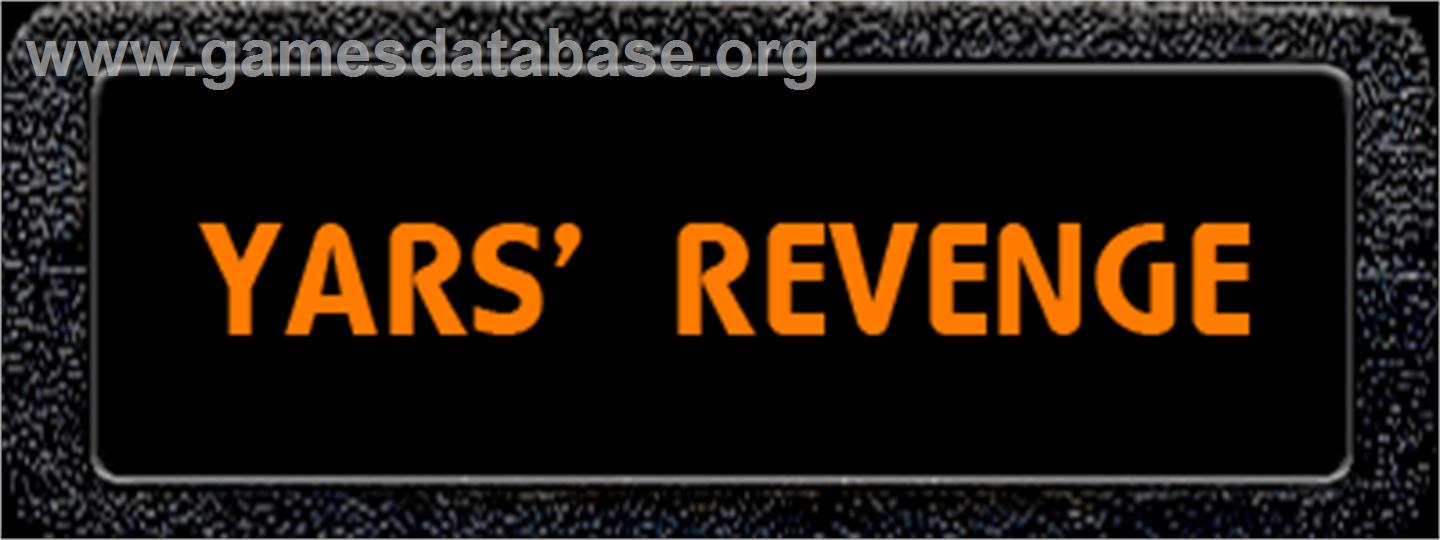 Yars' Revenge - Atari 2600 - Artwork - Cartridge Top