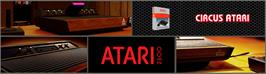 Arcade Cabinet Marquee for Circus Atari.
