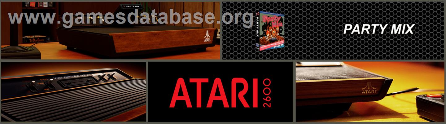 Party Mix - Atari 2600 - Artwork - Marquee