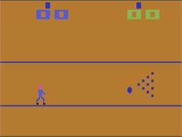 In game image of Bowling on the Atari 2600.