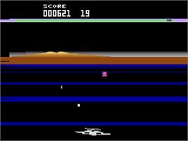 In game image of Buck Rogers: Planet of Zoom on the Atari 2600.
