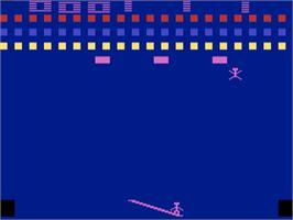 In game image of Circus Atari on the Atari 2600.