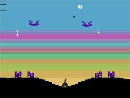 In game image of Commando Raid on the Atari 2600.